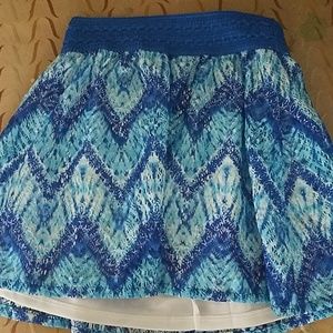 Blue skirt